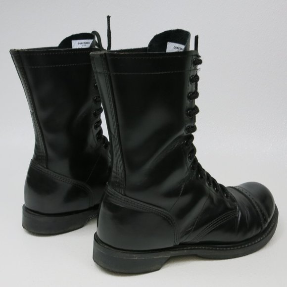 Corcoran 10" Leather Jump Boots Men's Tactical Footwear Cap Toe Boot Shoes Sz 9 - Picture 4 of 8